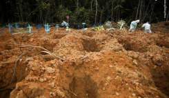 شیوع کرونا در برزیل و حفر هزاران گور برای قربانیان
