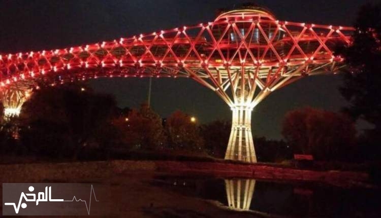 پل طبیعت در روز جهانی «ترومبوز» قرمز می‌شود