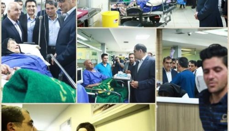 بازدید شبانه وزیر بهداشت از سه بیمارستان بزرگ تهران