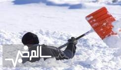 پارو کردن برف برای قلب خطرناک است
