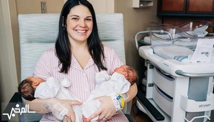 یک زن باردار در ۲ روز متوالی ۲ نوزاد به دنیا آورد