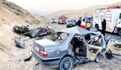 تصادفات؛ ۲۰ هزار فوتی و ۶۰۰ هزار معلول در یک سال